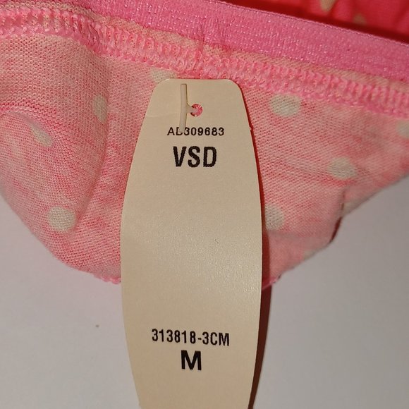 NWT Victoria's Secret Pink Poka Dot Panties Medium - Picture 7 of 7